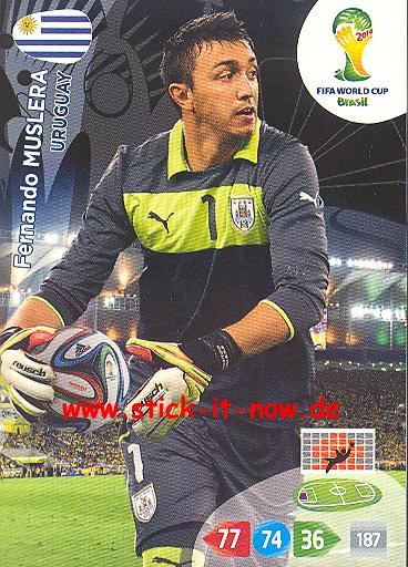 Panini Adrenalyn XL Brasil WM 2014 - Fernando MUSLERA