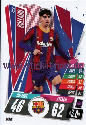 Match Attax Champions League 2020/21 - Nr. BAR 12