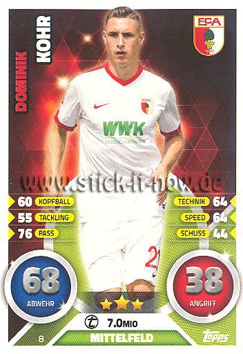 Dominik Kohr Match Attax 16//17 2017-8