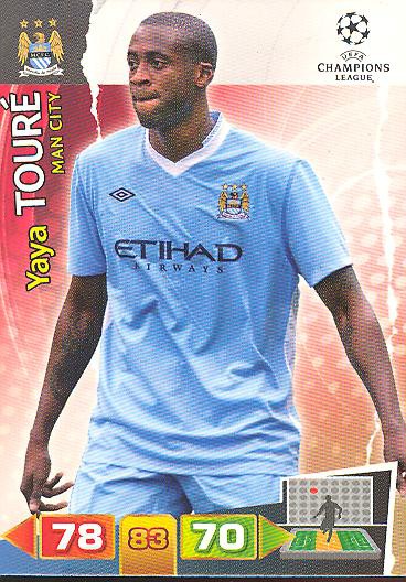 Yaya Toure - Panini Adrenalyn XL CL 11/12 - Manchester City