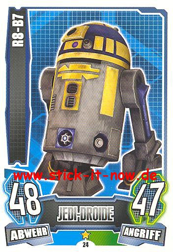 Force Attax - Star Wars - Clone Wars - Serie 4 - R8-B7 - Nr. 24