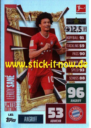 Topps Match Attax Bundesliga 2020/21 - Nr. LE 1 (Limitierte Auflage)