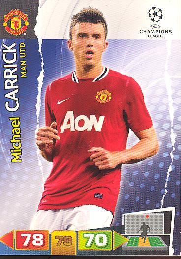 Michael Carrick - Panini Adrenalyn XL CL 11/12 - Manchester United
