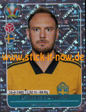 Panini EM 2020 "Preview-Collection" - Nr. SWE 6 (Glitzer)