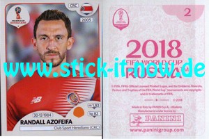 Panini WM 2018 Russland "Sticker" INT/Edition - Nr. 394