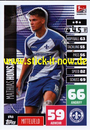 Topps Match Attax Bundesliga 2020/21 "Extra" - Nr. 543