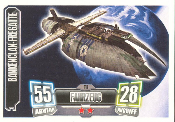 Force Attax - Serie II - Bankenclan-Fregatte - Separatist