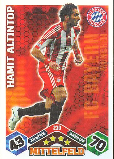 Match Attax 10/11 - HAMIT ALTINTOP - 230