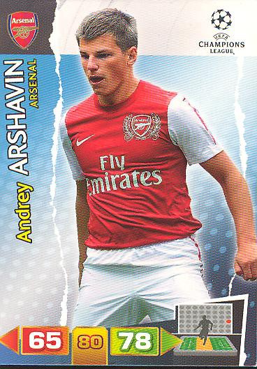 Andrey Arshavin - Panini Adrenalyn XL CL 11/12 - FC Arsenal