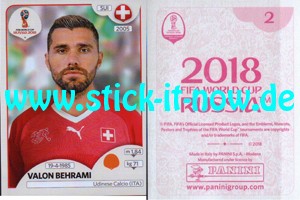 Panini WM 2018 Russland "Sticker" INT/Edition - Nr. 374