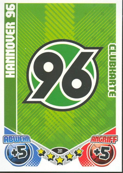 Match Attax 11/12 - Hannover 96 - Clubkarte