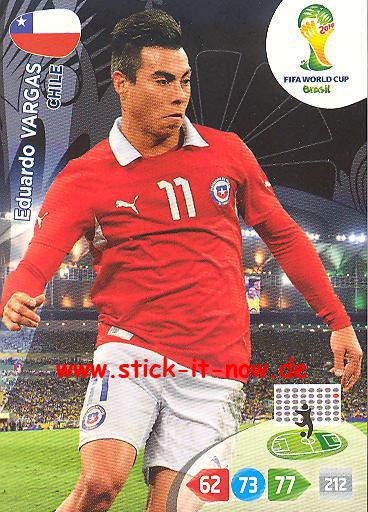 Panini Adrenalyn XL Brasil WM 2014 - Eduardo VARGAS