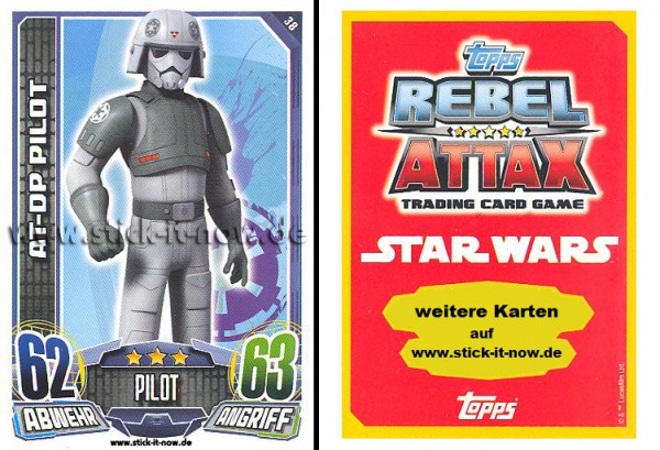 Rebel Attax - Serie 1 (2015) - AT-DP PILOT - Nr. 38