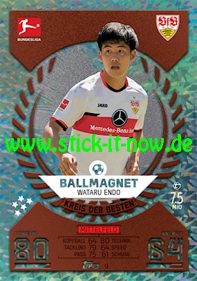 Topps Match Attax Bundesliga 2021/22 - Nr. 9 ( Kreis der Besten )