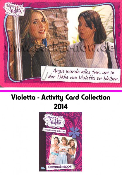 Disney Violetta - Activity Cards (2014) - Nr. 50