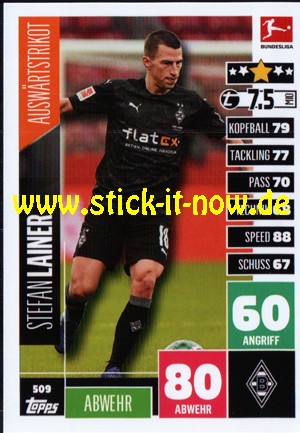 Topps Match Attax Bundesliga 2020/21 "Extra" - Nr. 509