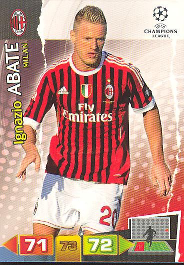 Ignazio Abate - Panini Adrenalyn XL CL 11/12 - AC Mailand