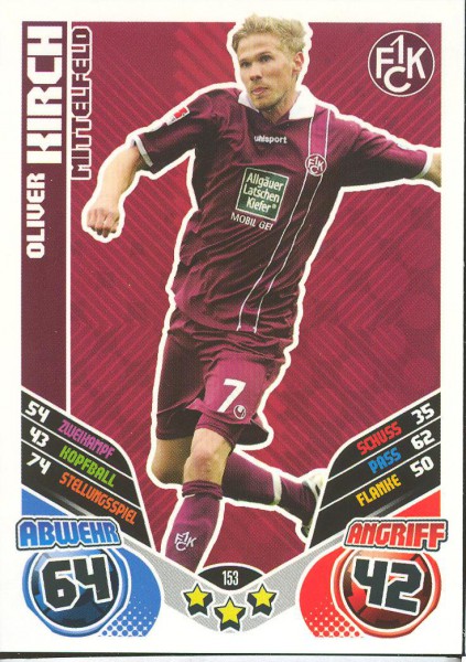 Oliver Kirch - Match Attax 11/12