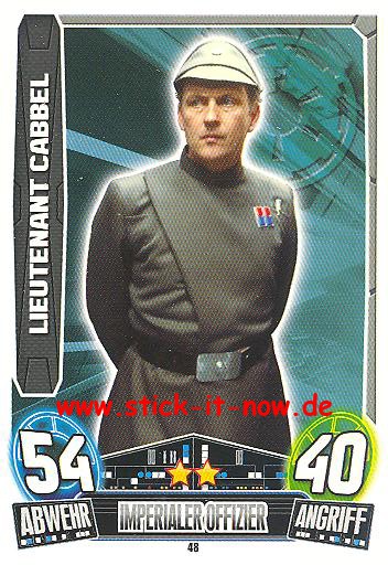 Force Attax Movie Collection - Serie 3 - LIEUTENANT CABBEL - Nr. 48