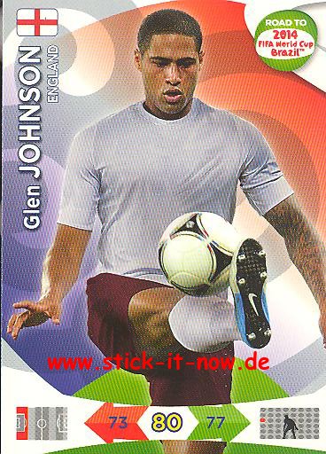 Panini Adrenalyn XL Road to WM 2014 - Glen JOHNSON