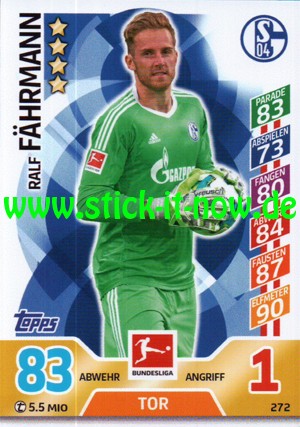 Topps Match Attax Bundesliga 17/18 - Nr. 272