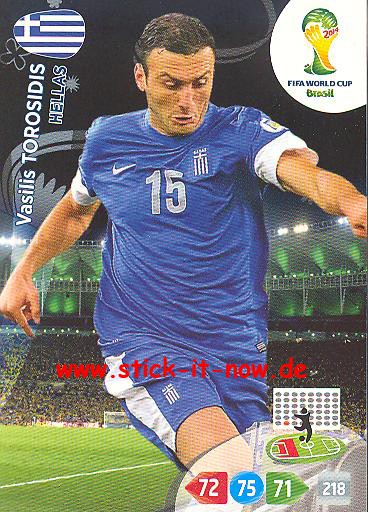 Panini Adrenalyn XL Brasil WM 2014 - Vasilis TOROSIDIS