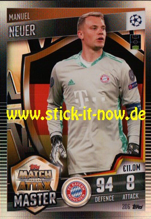 Topps Match Attax 101 (2021) - Nr. 206 ( Master )