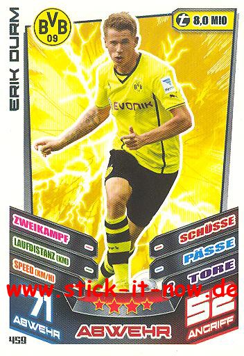 Match Attax 13/14 EXTRA - ERIK DURM - Nr. 459