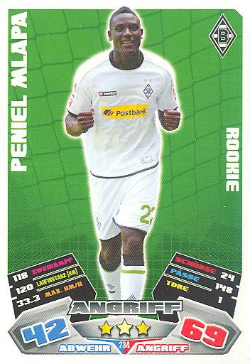 Match Attax 12/13 - Peniel Mlapa - Bor. M'gladbach - Nr. 234