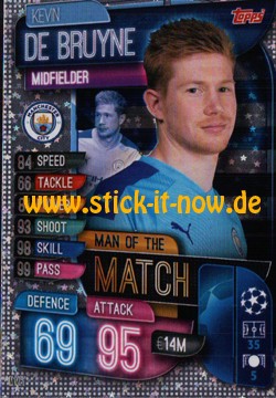 Match Attax Champions League 2019/20 - Nr. M MCY (Man of the Match)