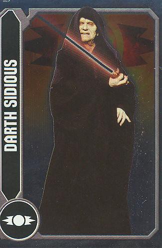 Star Wars Movie Sticker (2012) - DARTH SIDIOUS - Nr. 46