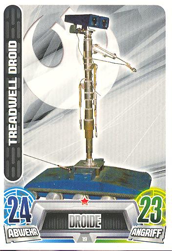 Force Attax Movie Collection - Serie 2 - Treadwell Droid - Nr. 19