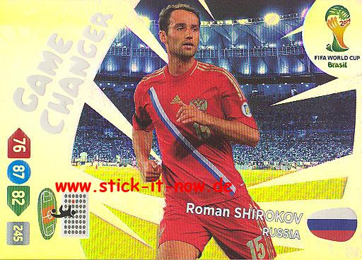 Panini Adrenalyn XL Brasil WM 2014 - Game Changer - Roman SHIROKOV