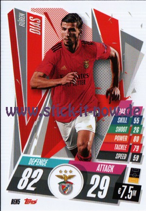 Match Attax Champions League 2020/21 - Nr. BEN 5