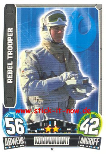 Force Attax Movie Collection - Serie 3 - REBEL TROOPER - Nr. 12