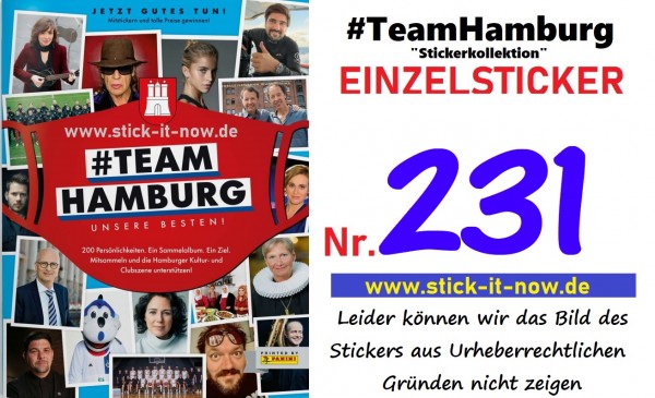 #TeamHamburg "Sticker" (2021) - Nr. 231