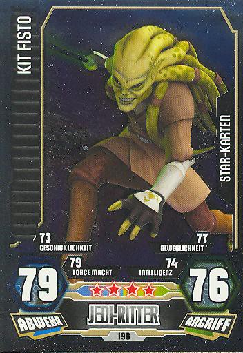 Force Attax - Serie 3 - STAR KARTE - Kit Fisto - Nr. 198