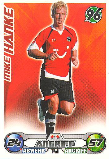Match Attax 09/10 - MIKE HANKE - Hannover 96 - Nr. 141