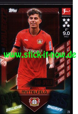 Topps Match Attax Bundesliga 2019/20 - Nr. 218 (Star-Spieler)