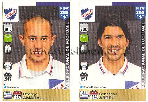 Panini FIFA 365 Sticker - Nr. 819 - 820