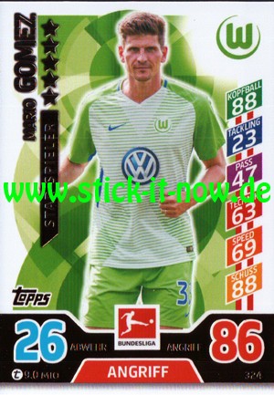 Topps Match Attax Bundesliga 17/18 - Nr. 324 (Star-Spieler)