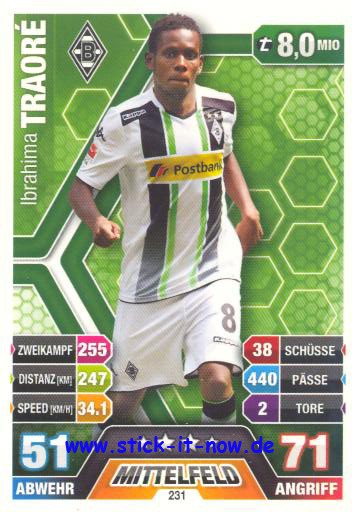 Match Attax 14/15 - Ibrahima TRAORÉ - Bor. M'gladbach - Nr. 231