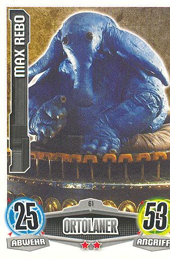 Force Attax - MAX REBO - Ortolaner - Söldner - Movie Collection