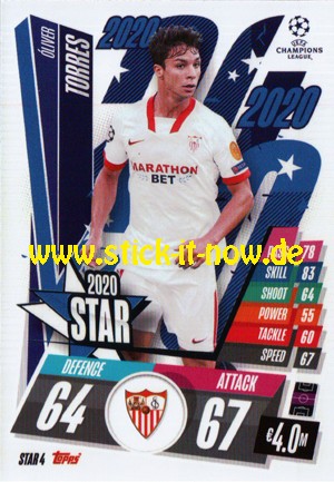 Match Attax Champions League 2020/21 "Festive" - Nr. STAR 4
