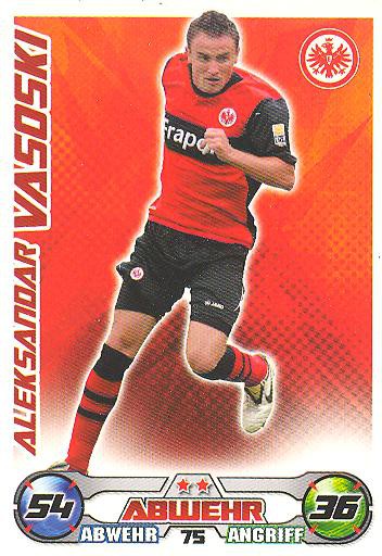 Match Attax 09/10 - ALEKSANDER VASOSKI - EIn. Frankfurt - Nr. 75