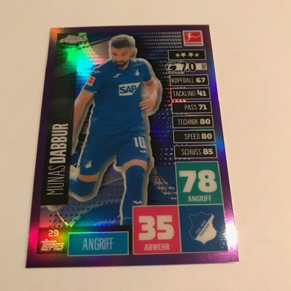 Match Attax BL Chrome 20/21 - Nr. 29 ( Lila 255/299 )