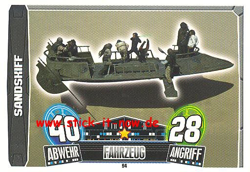 Force Attax Movie Collection - Serie 3 - SANDSKIFF - Nr. 94