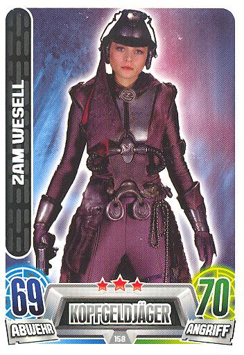 Force Attax Movie Collection - Serie 2 - ZAM WESELL - Nr. 158