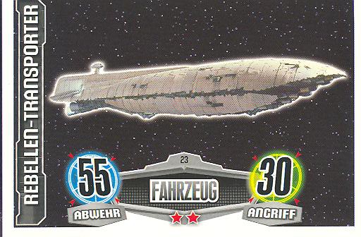 Force Attax - REBELLEN-TRANSPORTER - Fahrzeug - Allianz - Movie Collection