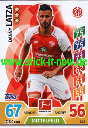 Topps Match Attax Bundesliga 17/18 - Nr. 226